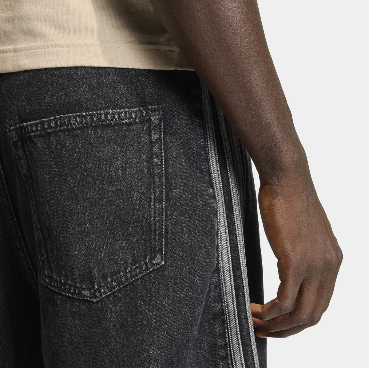 Firebird Adicolor Mens Denim Shorts (True Black Denim)