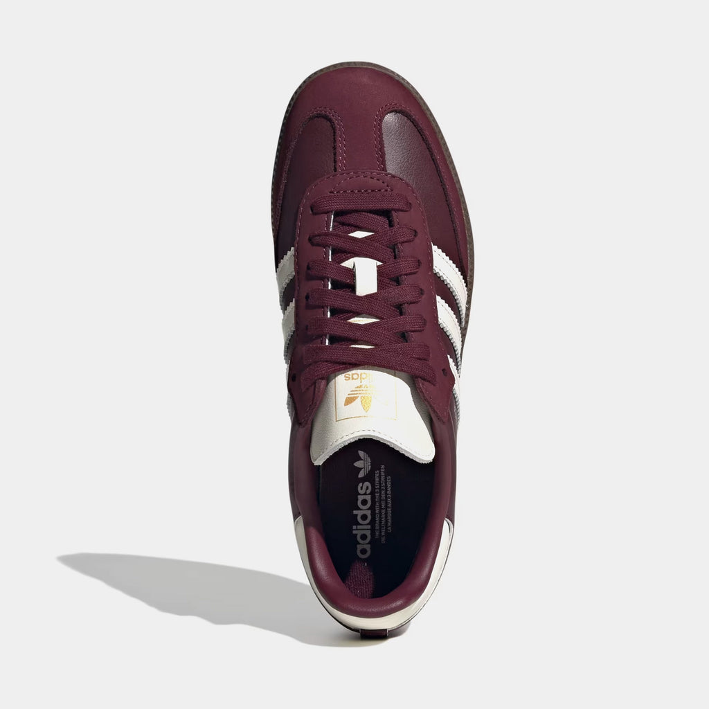 Samba OG Womens Lifestyle Shoes (Maroon/Off White/Gum)