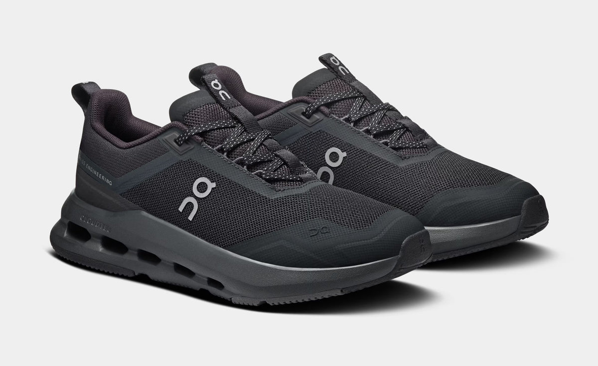 Cloudnova Grade School Running Shoes (Black/Eclipse)