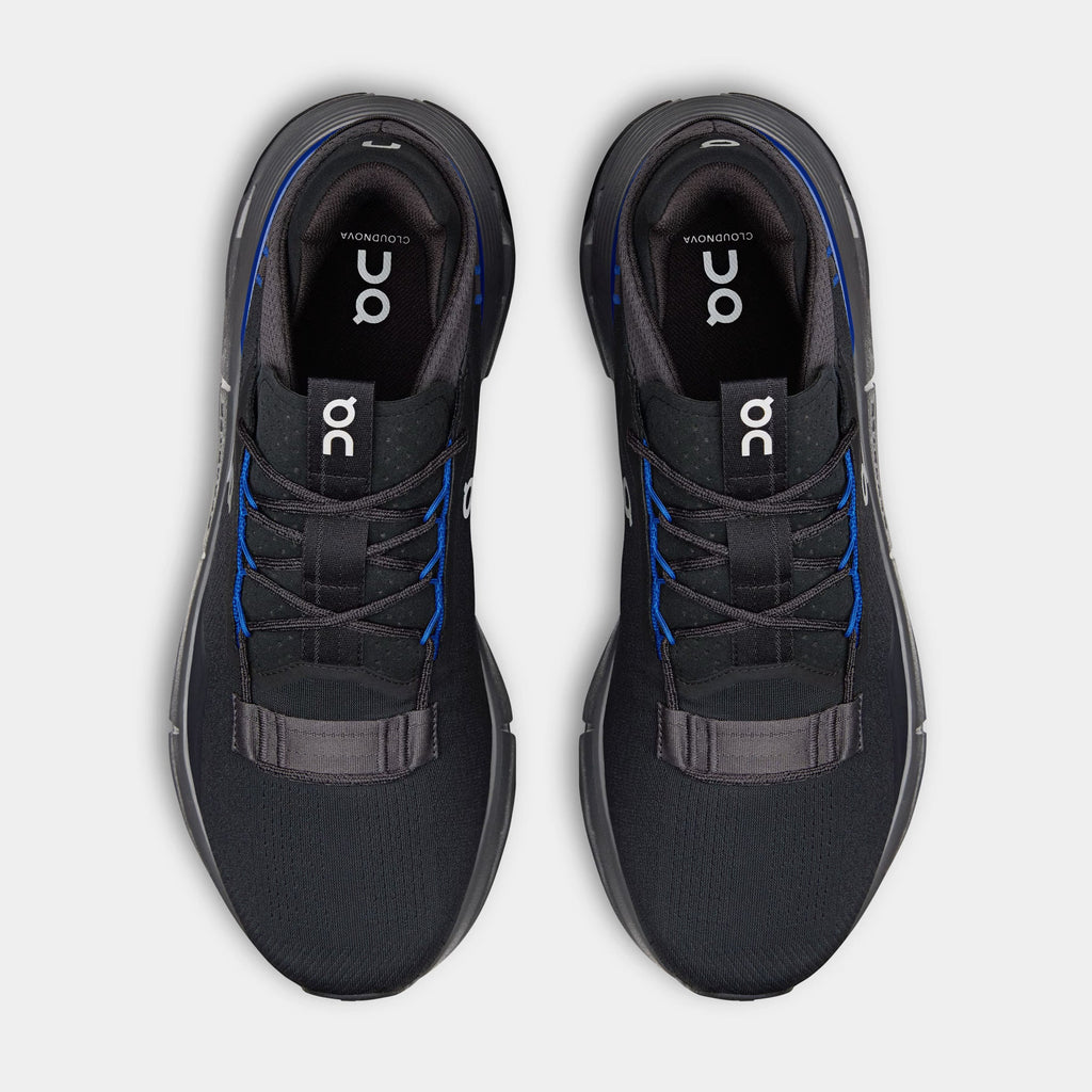 Cloudnova 2 Mens Running Shoes (Black/Indigo)