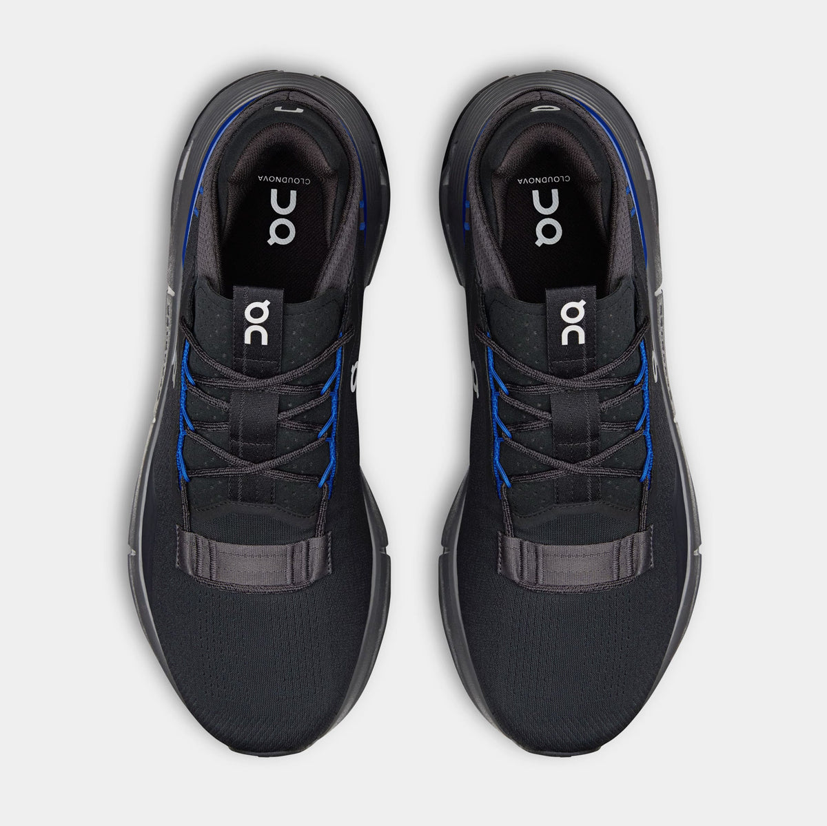 Cloudnova 2 Mens Running Shoes (Black/Indigo)