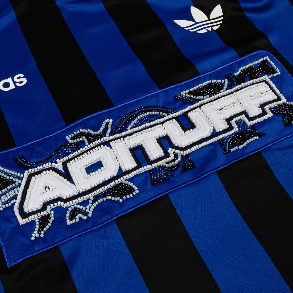 Soccer Summer Graphic Womens Jersey (Blue/Black)