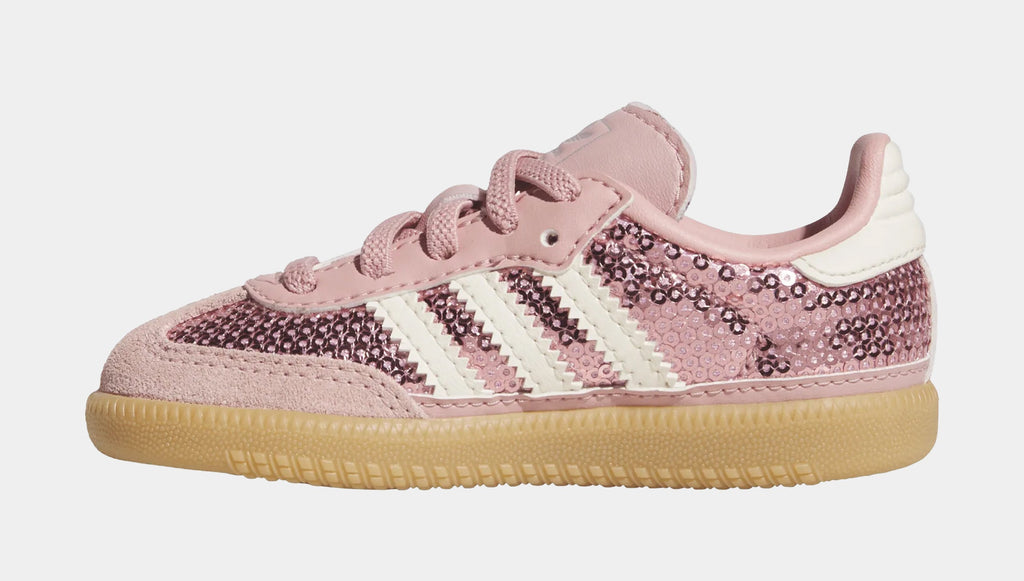 Samba OG Wonder Mauve Infant Toddler Lifestyle Shoes (Wonder Mauve/Cream White/Tech Grey Metallic)