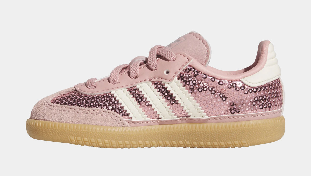 Samba OG Wonder Mauve Infant Toddler Lifestyle Shoes (Wonder Mauve/Cream White/Tech Grey Metallic)