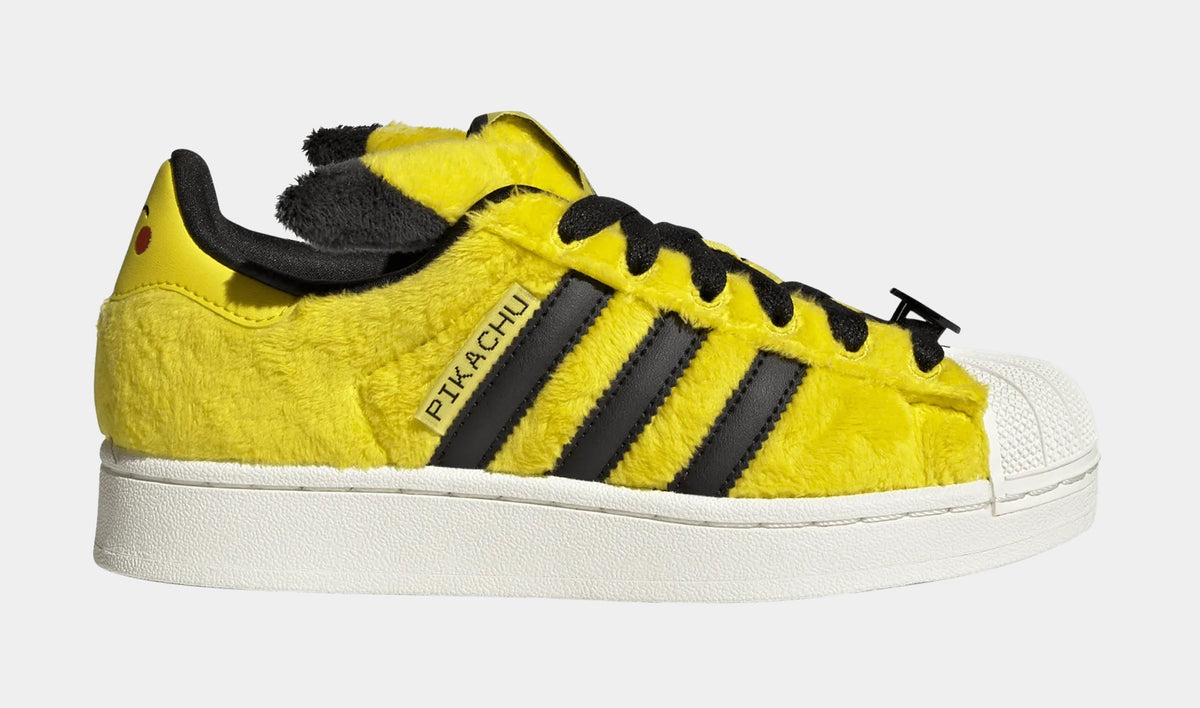 Pokemon x Adidas Superstar II Pikachu Grade School Lifestyle Shoes (Yellow/Yellow/Core Black)