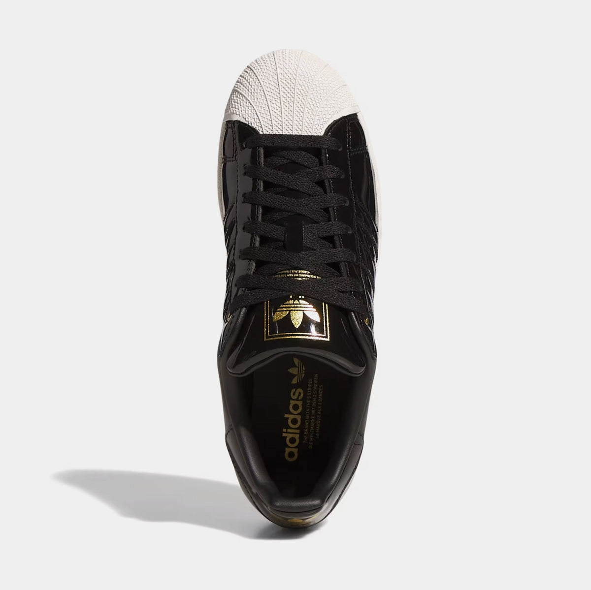 Superstar II Patent Mens Lifestyle Shoes (Black/Core Black/Off White)