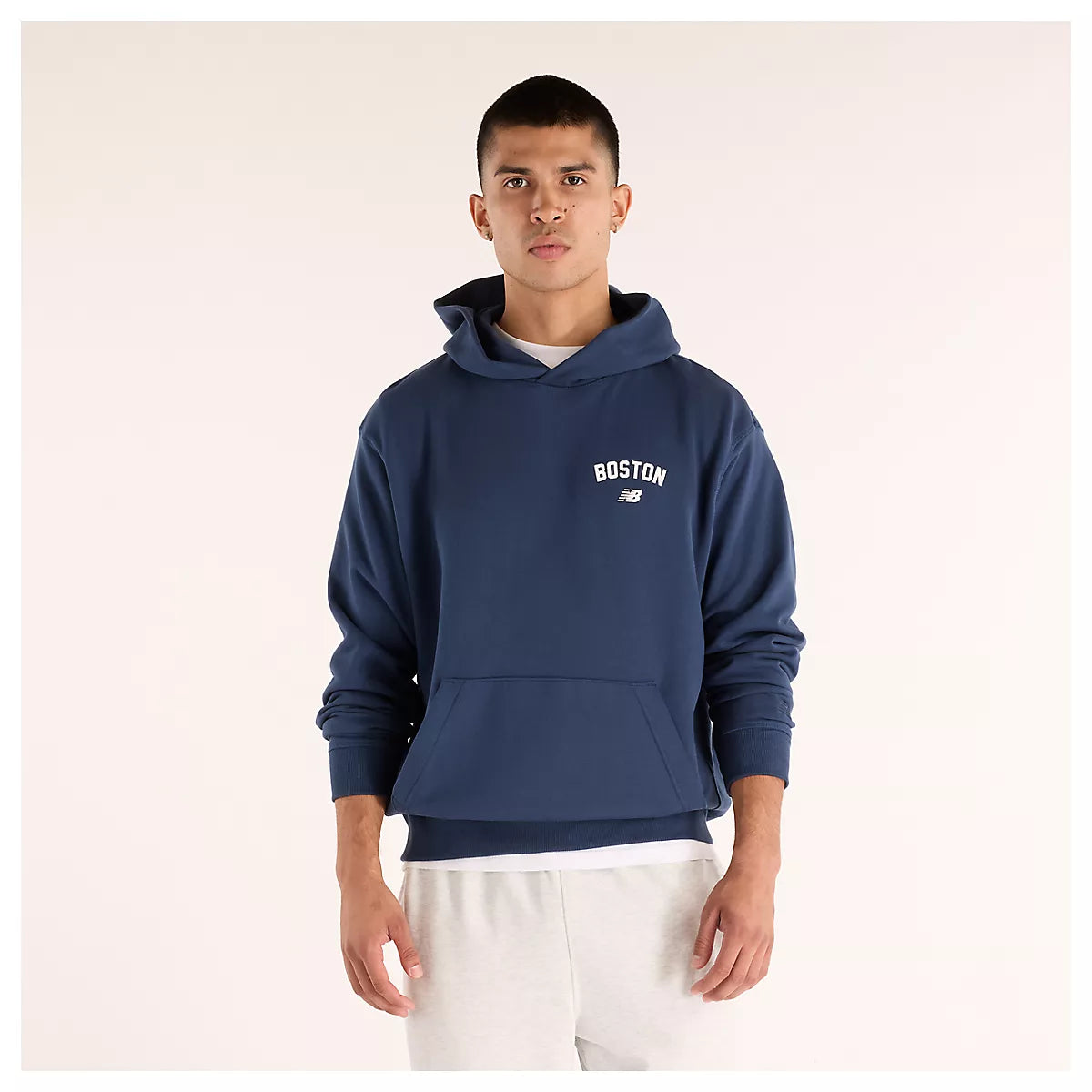 Men's Boston City Logo Hoodie