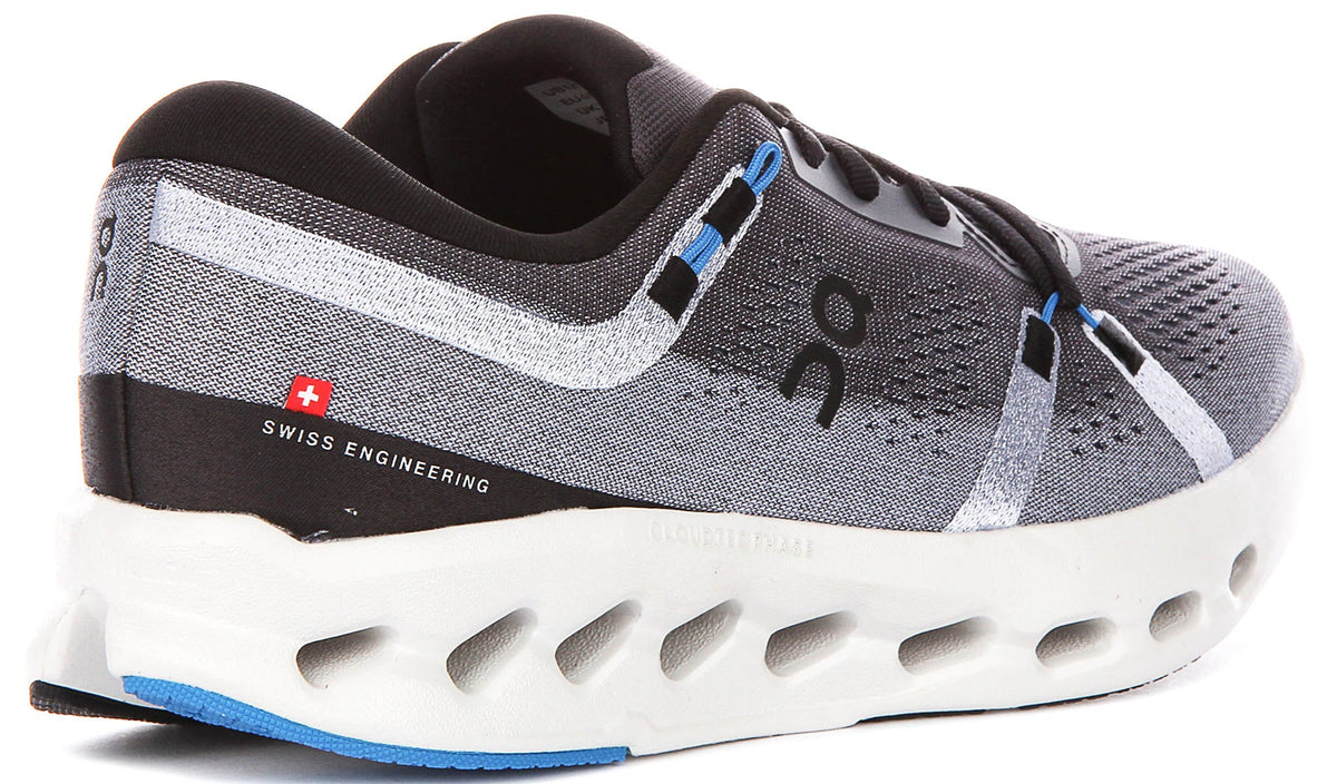 On Running Cloudsurfer 2 In Black Grey For Men