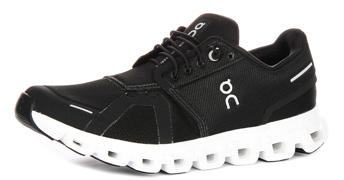 On Running Cloud 6 In Black White For Women