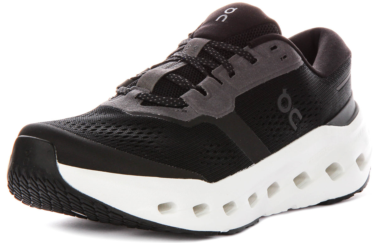 On Running Cloudrunner 3 In Black White For Men