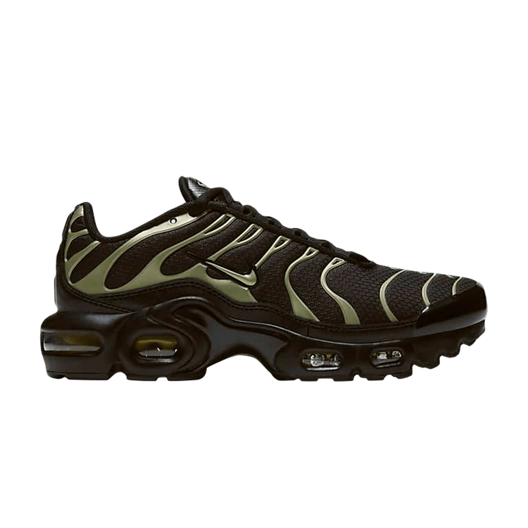Nike Air Max Plus GS 'Black Metallic Gold'