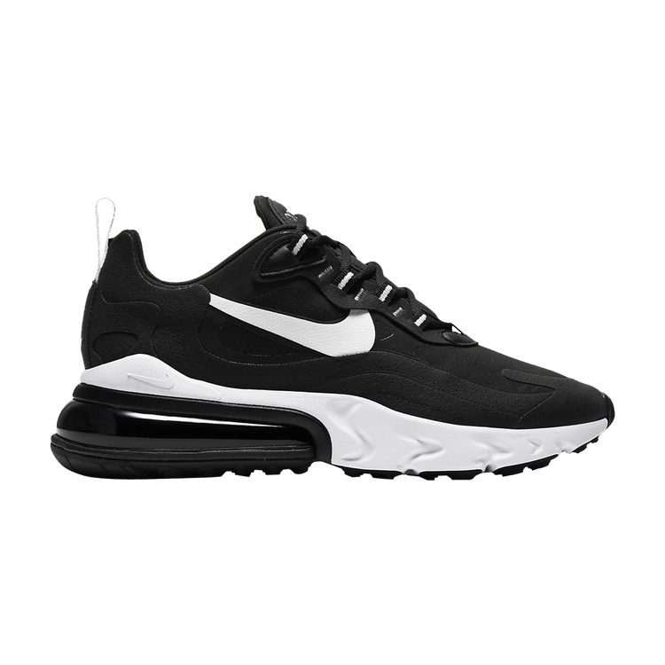 Nike Wmns Air Max 270 React 'Black White' — Black/Black/Black/White