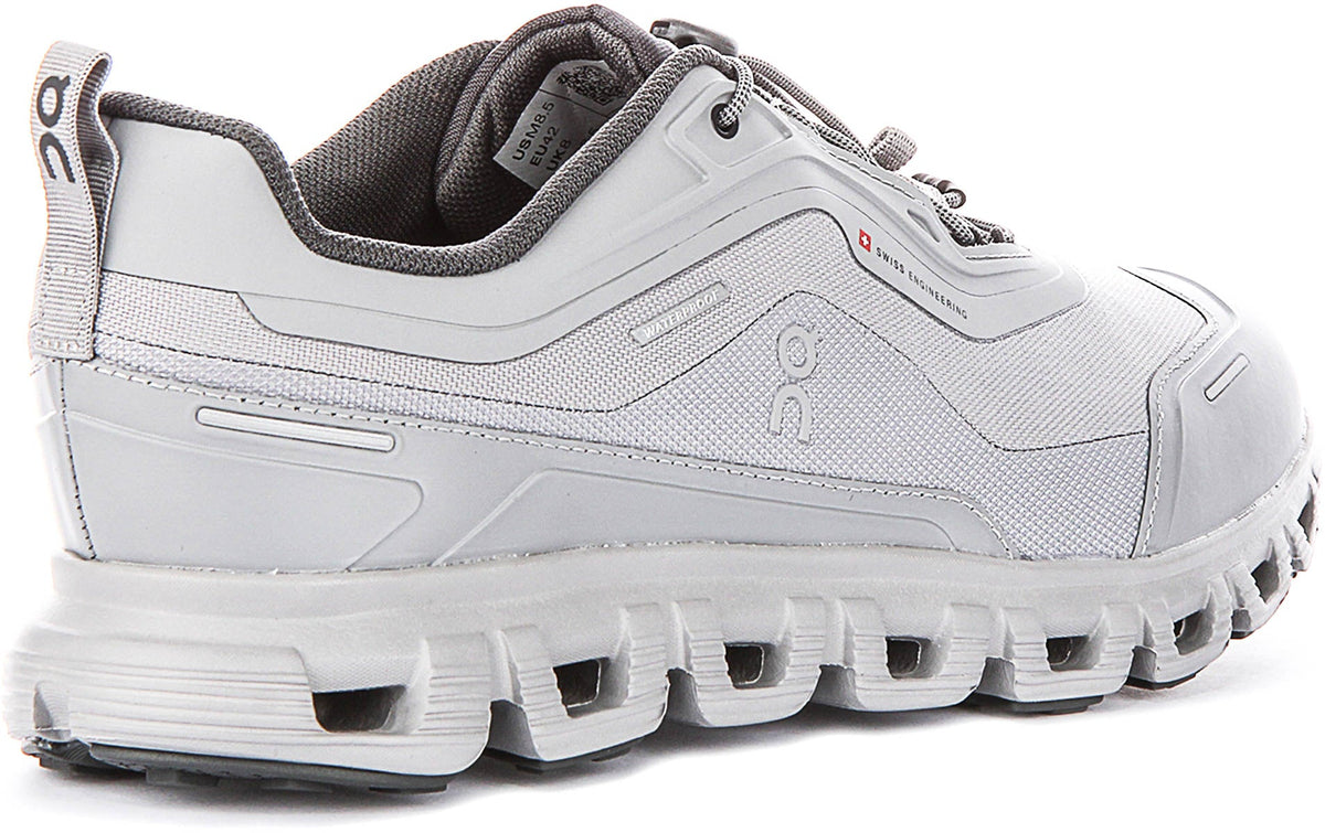 On Running Cloud 6 Geo Waterproof In Grey For Men