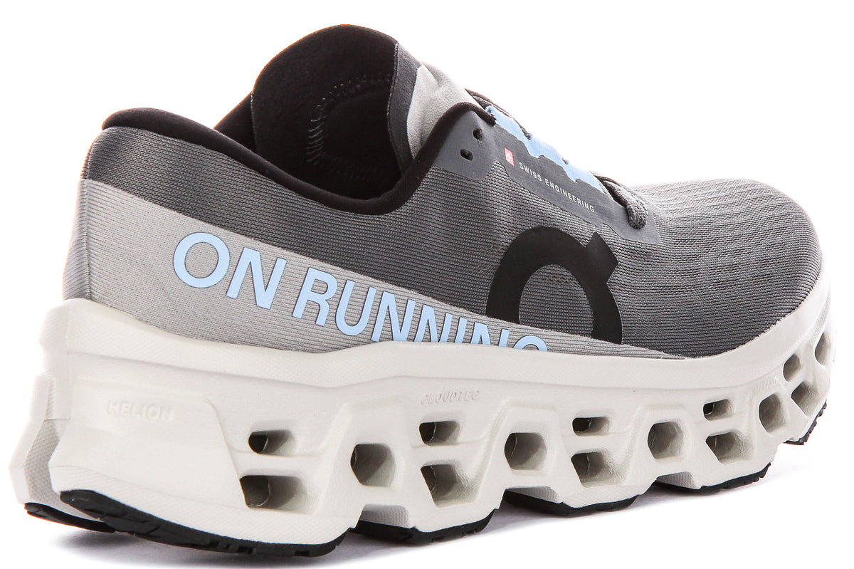 On Running Cloudmonster 3 In Grey For Men