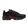 Nike Air Max Plus GS 'Bred' — Black/Black/Metallic Gold/University Red