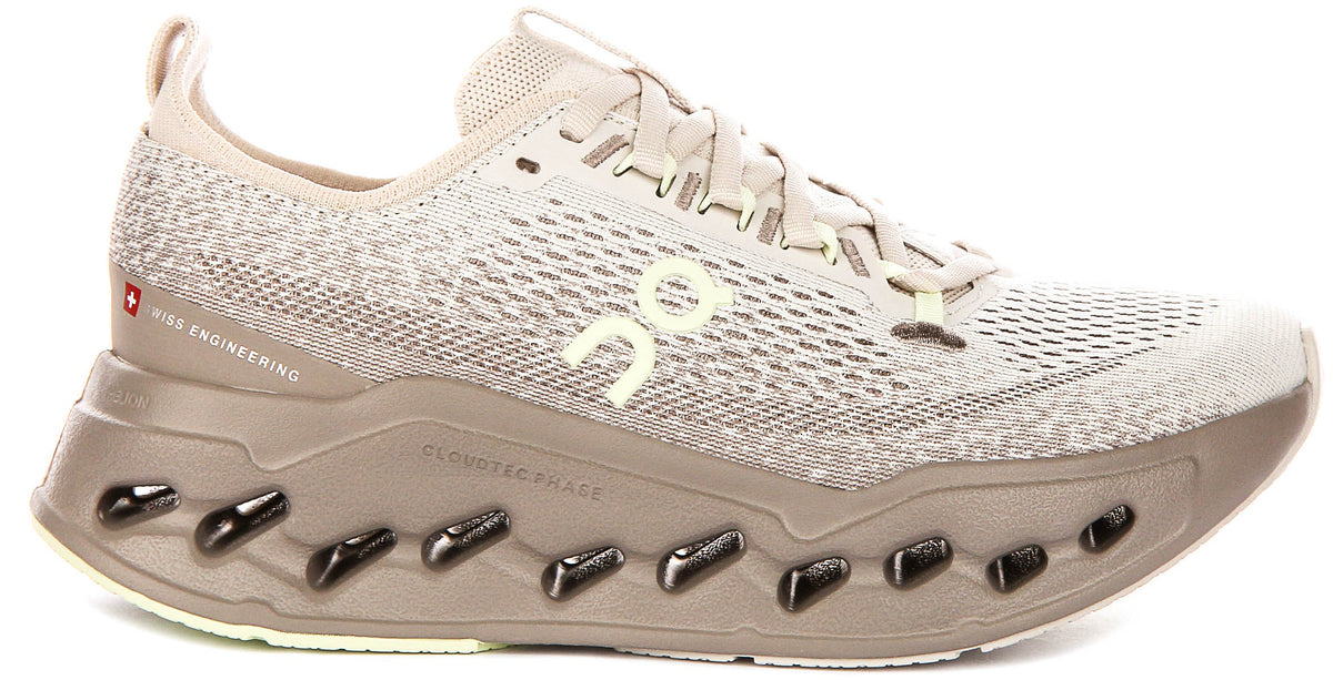 On Running Cloudsurfer Max In Taupe For Women