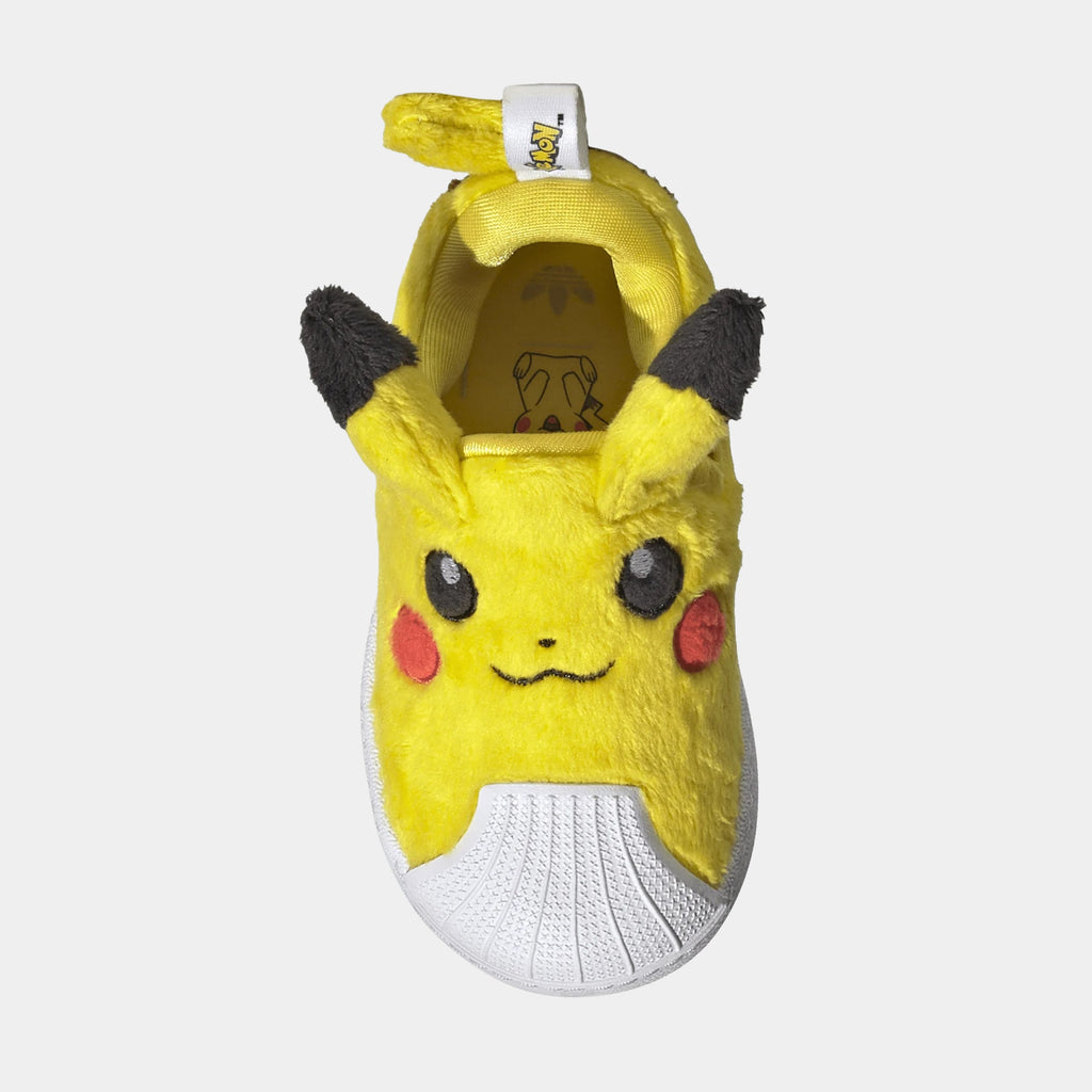 Pokemon x adidas Superstar Quickon Pikachu Infant Toddler Lifestyle Shoes (Yellow/Core Black/Cloud White)