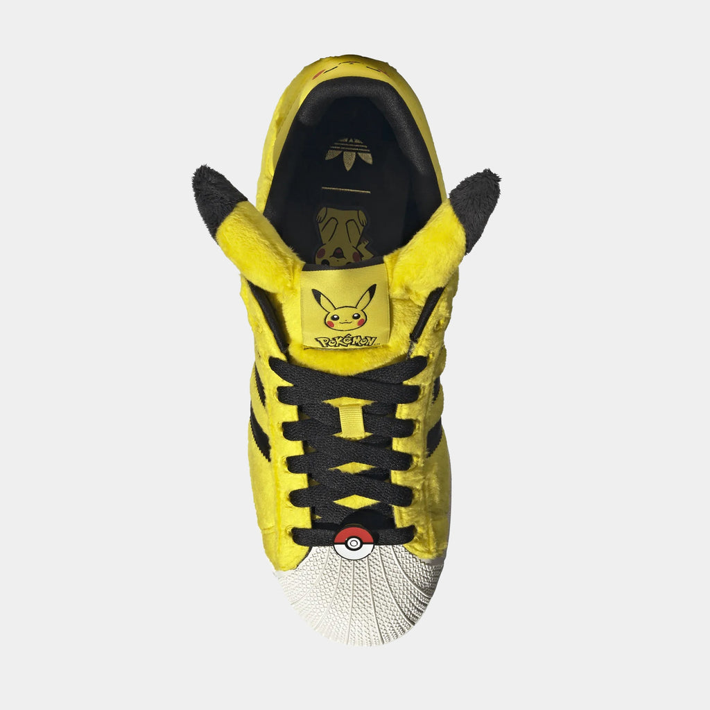 Pokemon x adidas Superstar Pikachu Yellow Mens Lifestyle Shoes (Yellow/Yellow/Black Core)