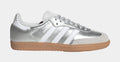 Samba OG Grade School Lifestyle Shoes (Silver Metallic/Cloud White/Gum)