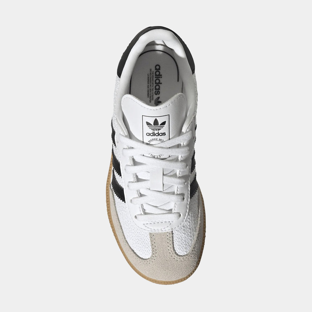 Samba OG Sequin Preschool Lifestyle Shoes (Cloud White/Core Black/Grey One)