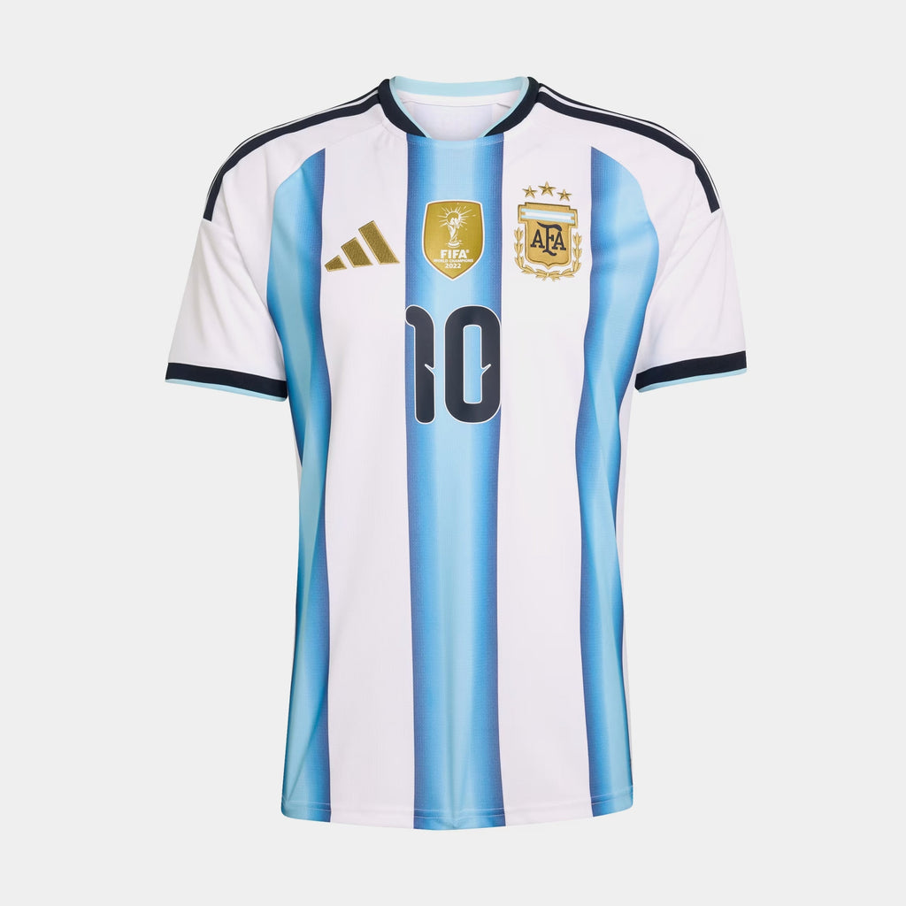 Argentina 26 Home Messi Replica Mens Jersey (Blue/White)