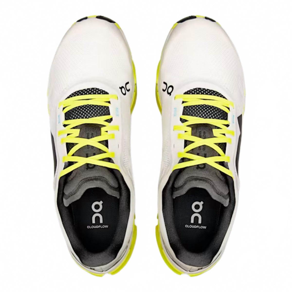 Men's Cloudflow 5 Sneakers In White/lime