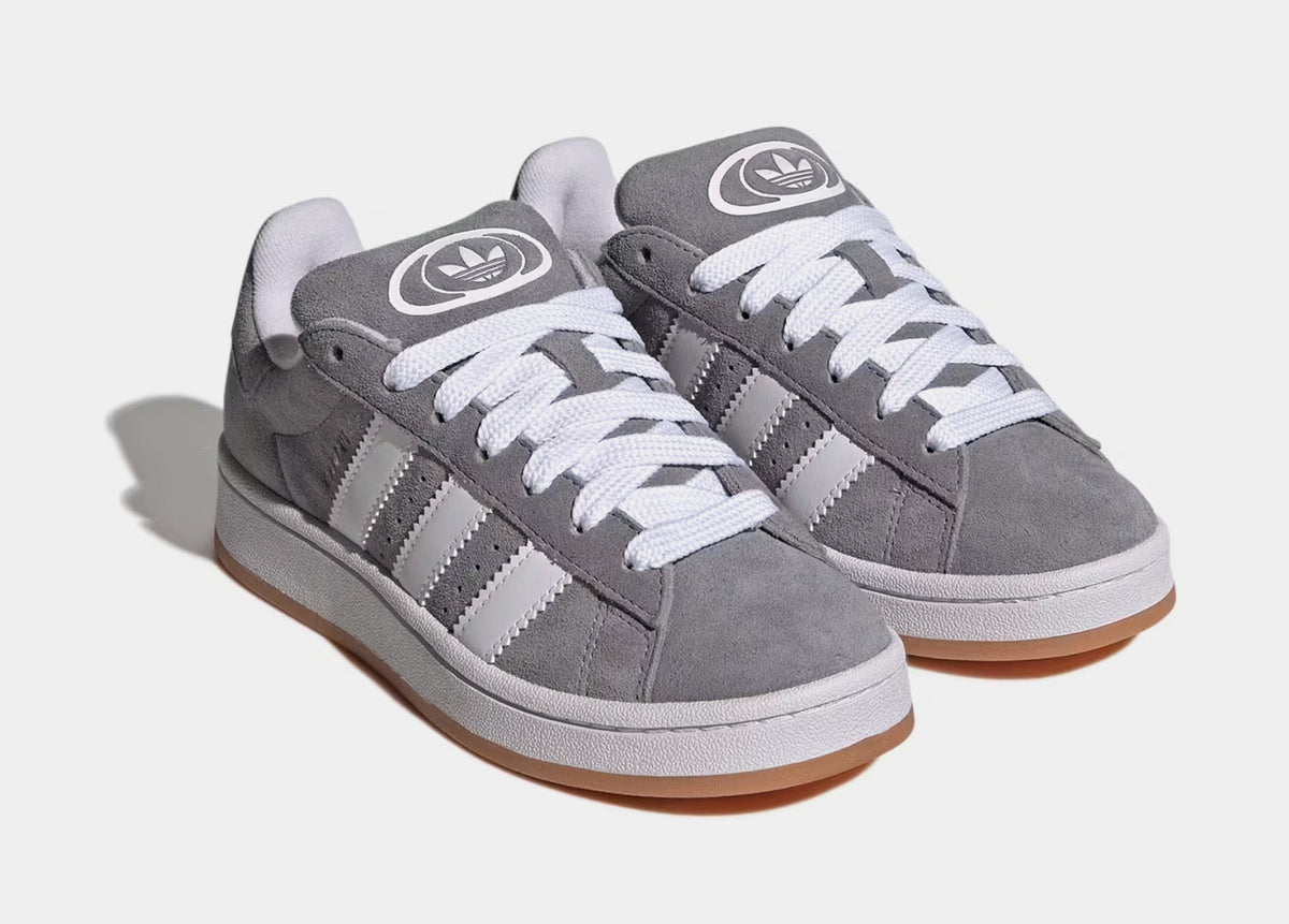 Campus 00s Grade School Lifestyle Shoes (Grey Three/Cloud White/Cloud White)