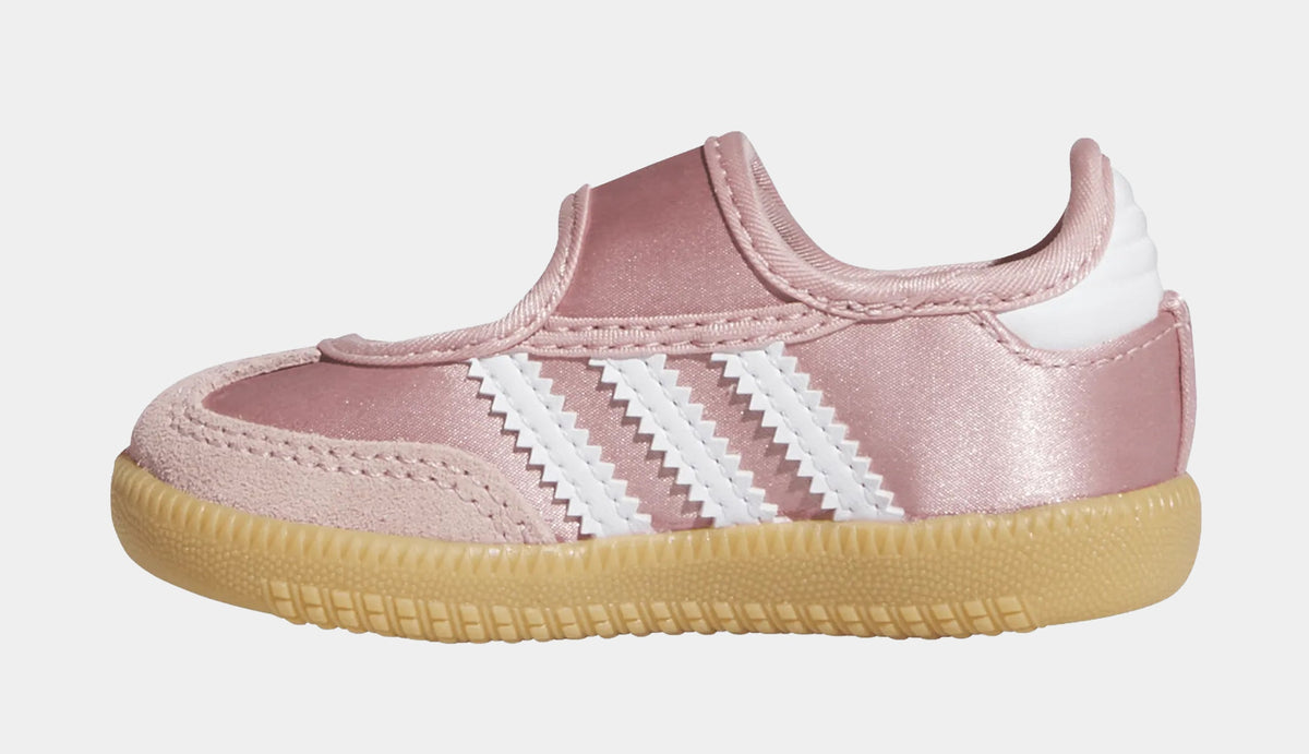 Samba Jane Infant Toddler Lifestyle Shoes (Wonder Mauve/Cloud White/Gum)
