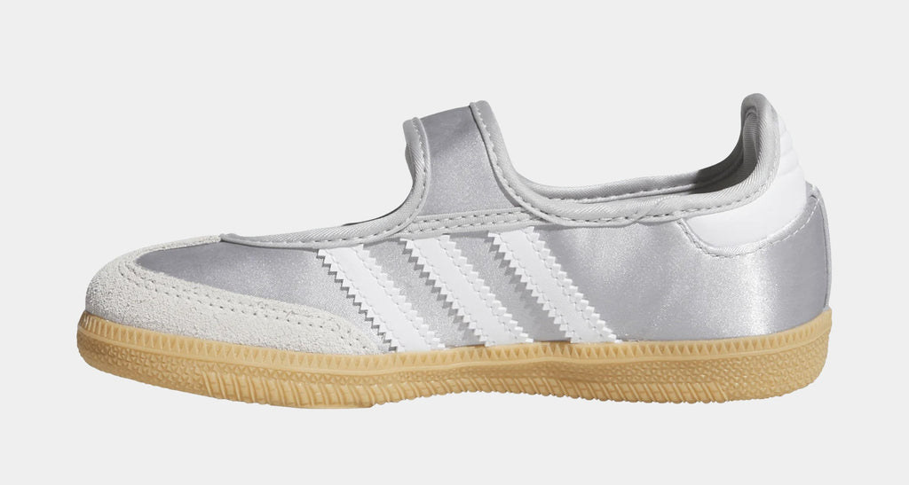 Samba Jane Preschool Lifestyle Shoes (Metallic/Cloud White/Gum)