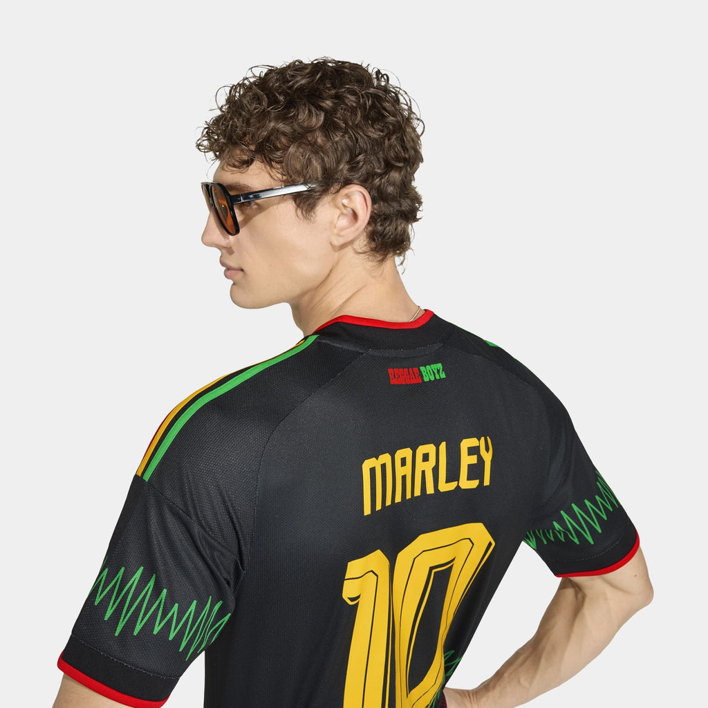 Jamaica 26 x Bob Marley Away Mens Jersey (Black)