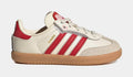Samba OG Valentines Day Comfort Closure Elastic Laces Infant Toddler Lifestyle Shoes (Cream White/Better Scarlet/Gum)