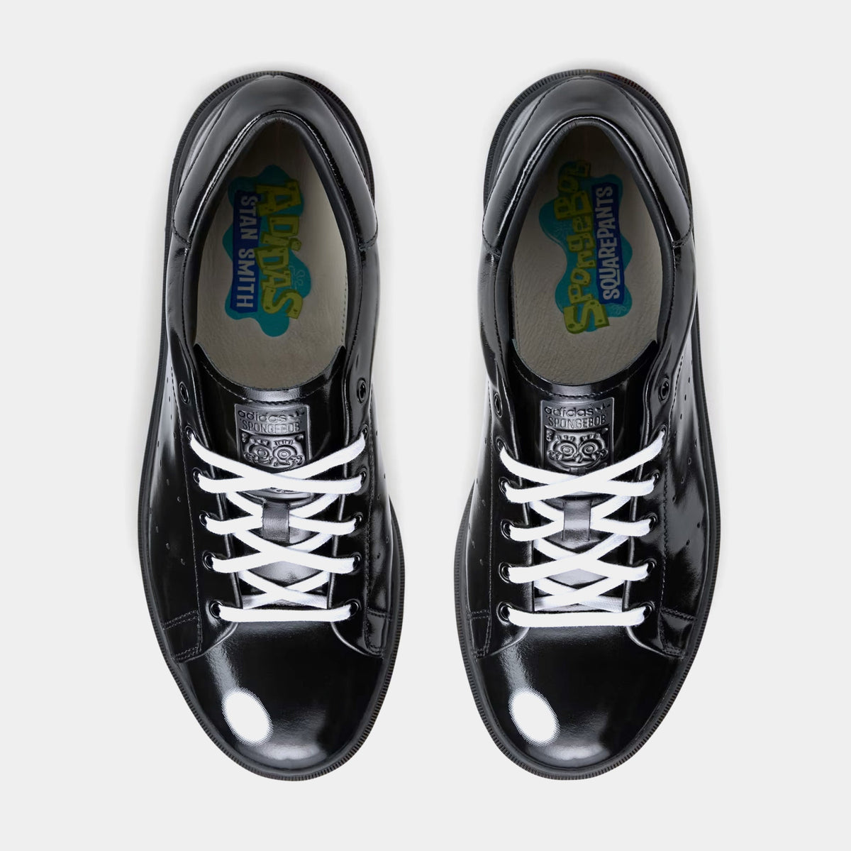 Stan Smith Freizeit Spongebob Mens Lifestyle Shoes (Core Black/Core Black/Cloud White)
