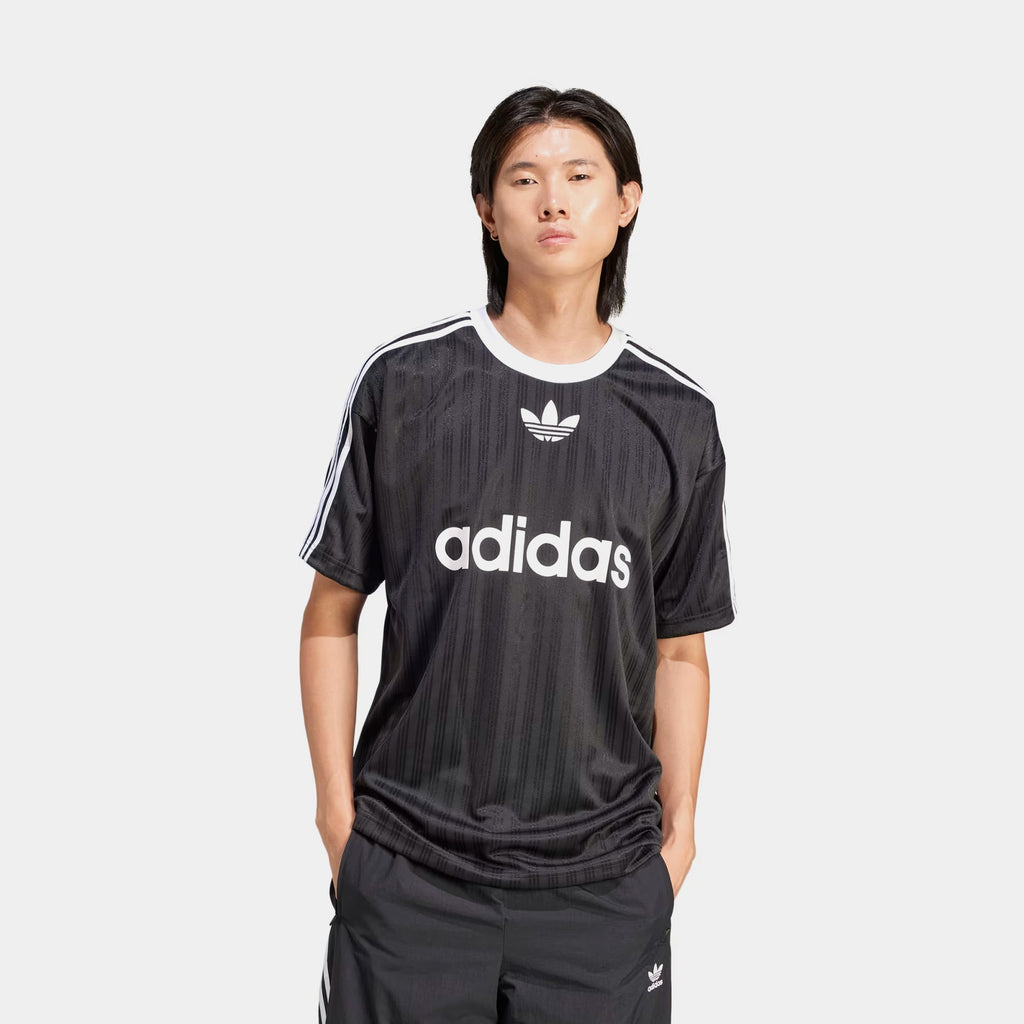 Adicolor Mens Short Sleeve Shirt (Black/White)