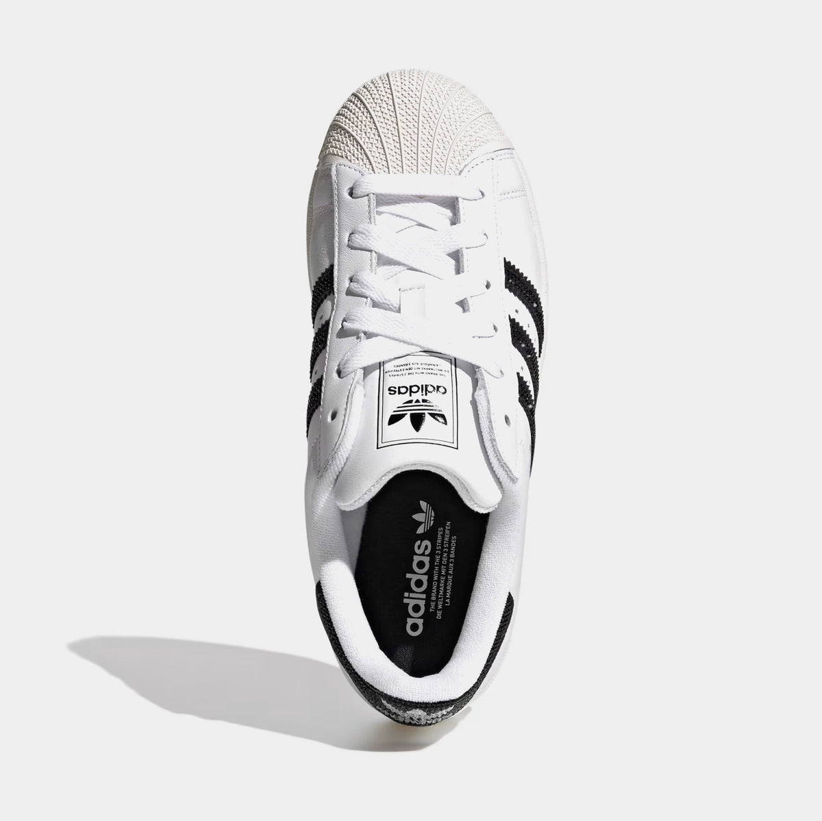 Superstar II Rhinestone Womens Lifestyle Shoes (Cloud White/Core Black/Off White)