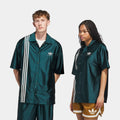 Summer Shooting Button Up Mens Short Sleeve Shirt (Aurora Ivy)
