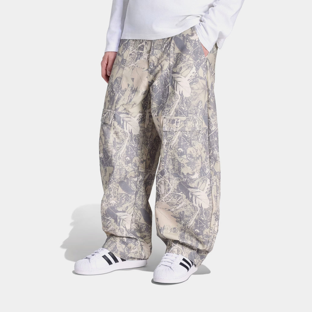 Originals Canvas Cargo Work Mens Pant (Grey/Green)