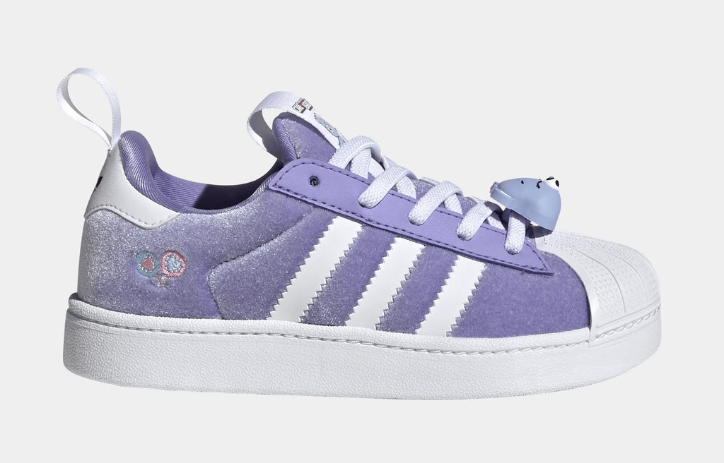 Care Bears Superstar Quickon Preschool Lifestyle Shoes (Light Purple/Cloud White/Core Black)