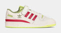 Forum Low The Grinch Grade School Lifestyle Shoes (Cream White/Collegiate Red)