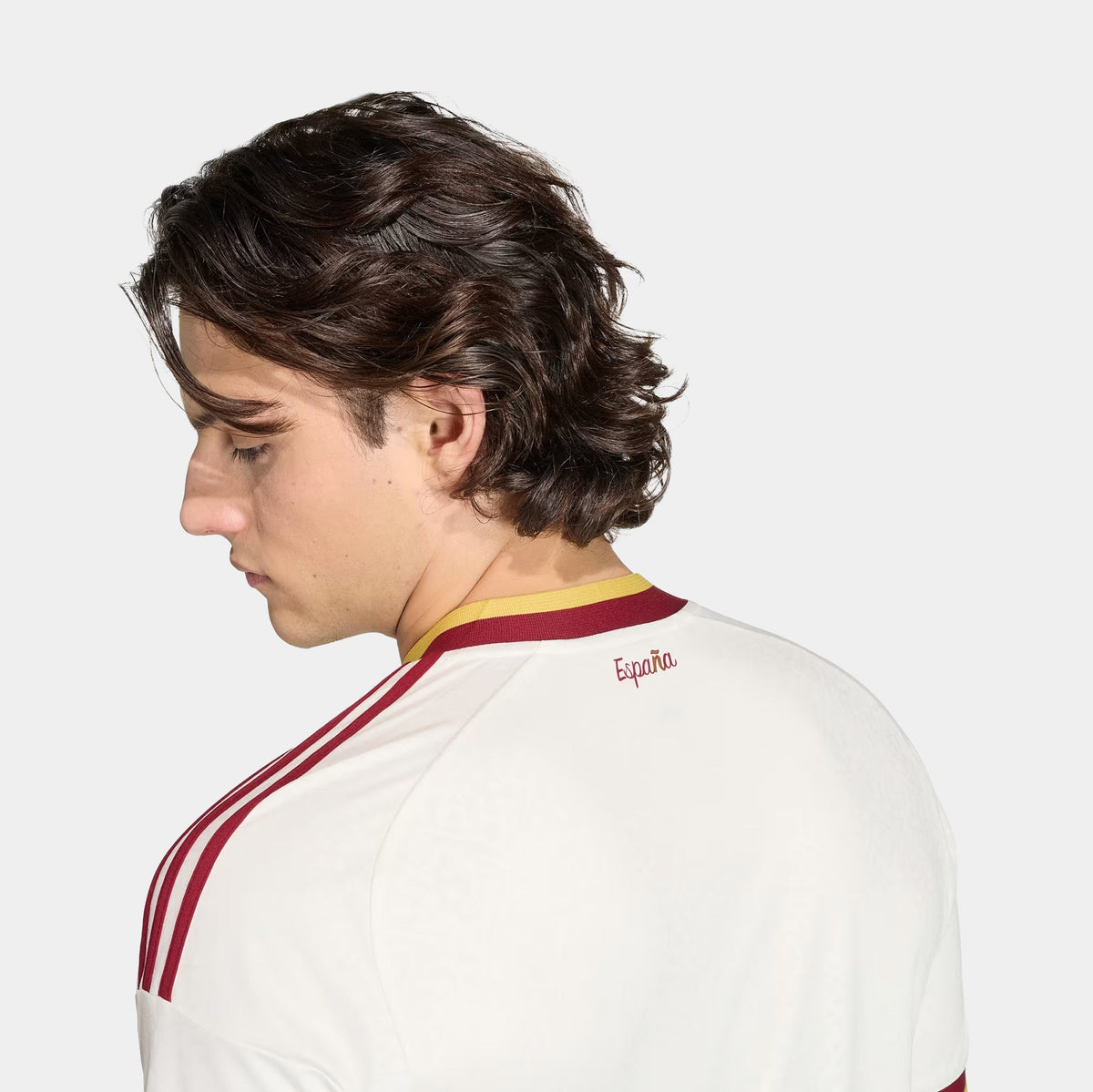 Spain 26 Away Replica Mens Jersey (Off White)