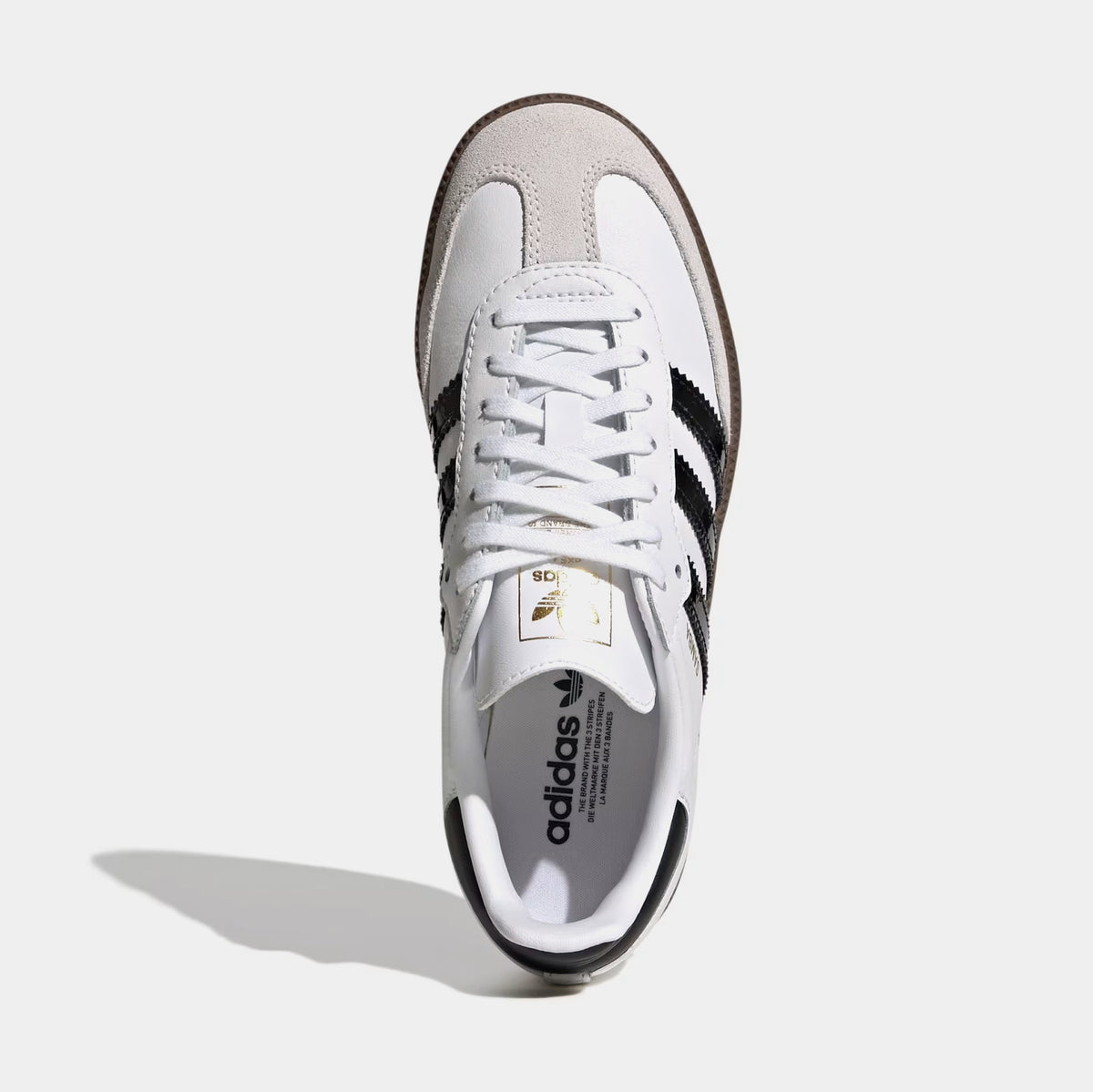 Samba OG Grade School Lifestyle Shoes (White/Black/Gum)