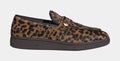 Handball Spezial Loafer Leopard Womens Lifestyle Shoes (Magic Beige/Core Black/Dark Brown)