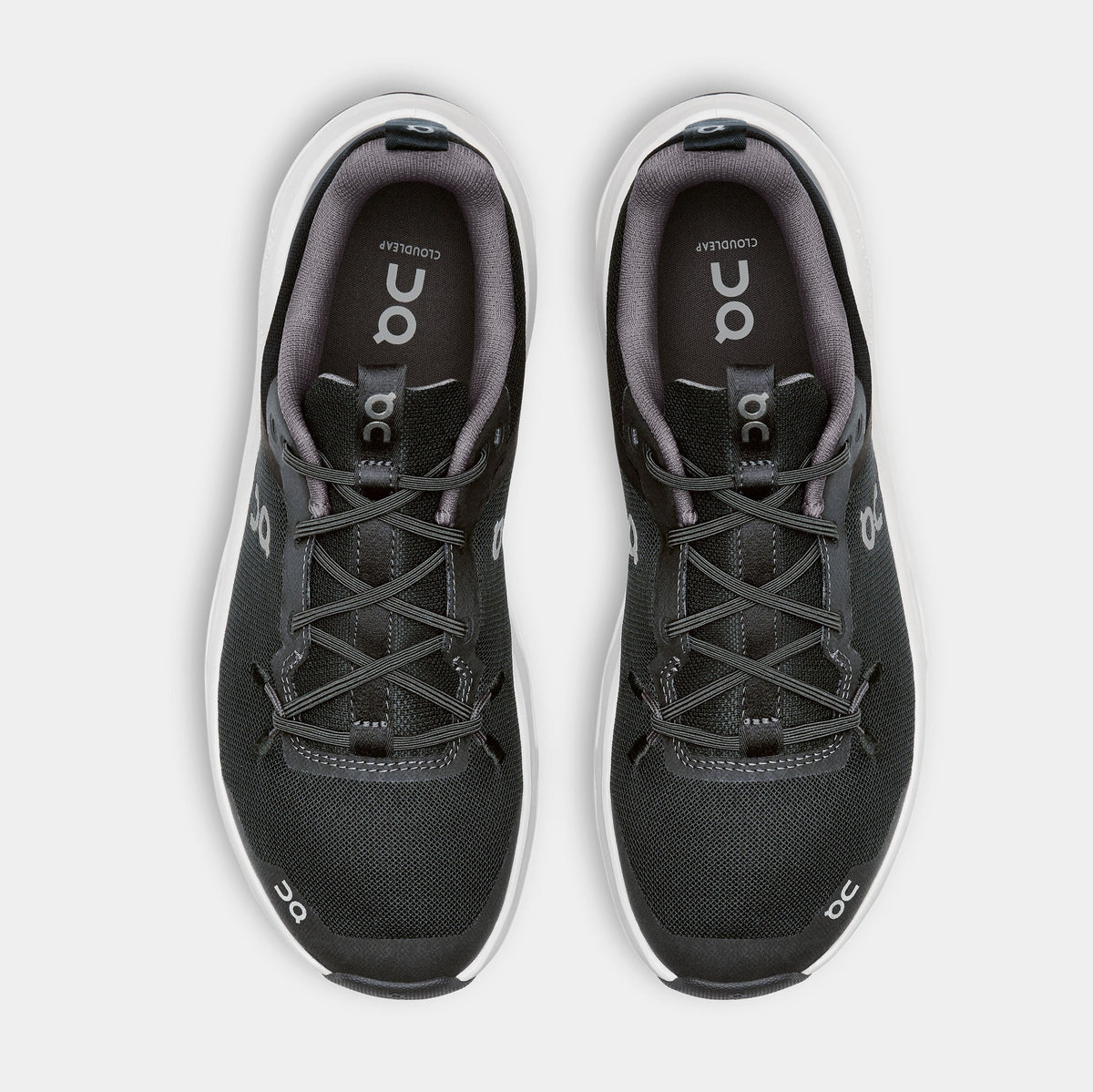 Cloudleap Grade School Running Shoes (Black/White)