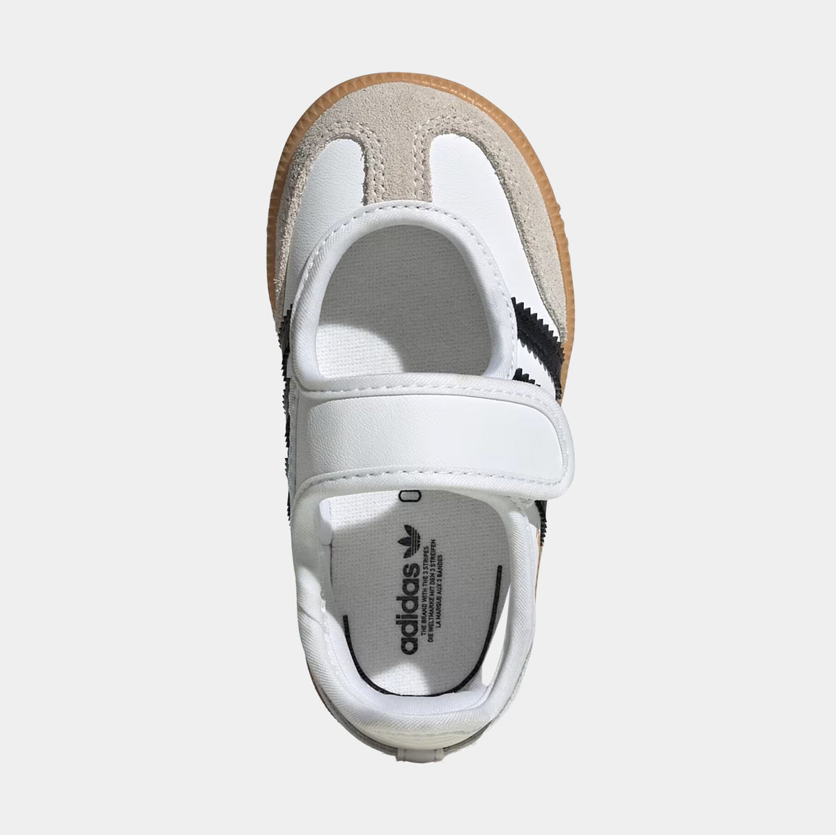 Samba Jane Preschool Lifestyle Shoes (Cloud White/Core Black/Gum)