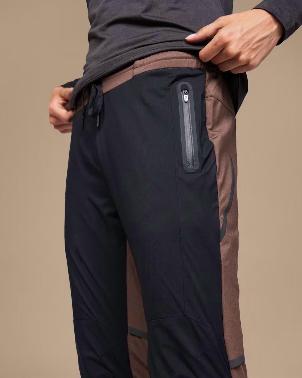Women’S Running Pants In Grape/black