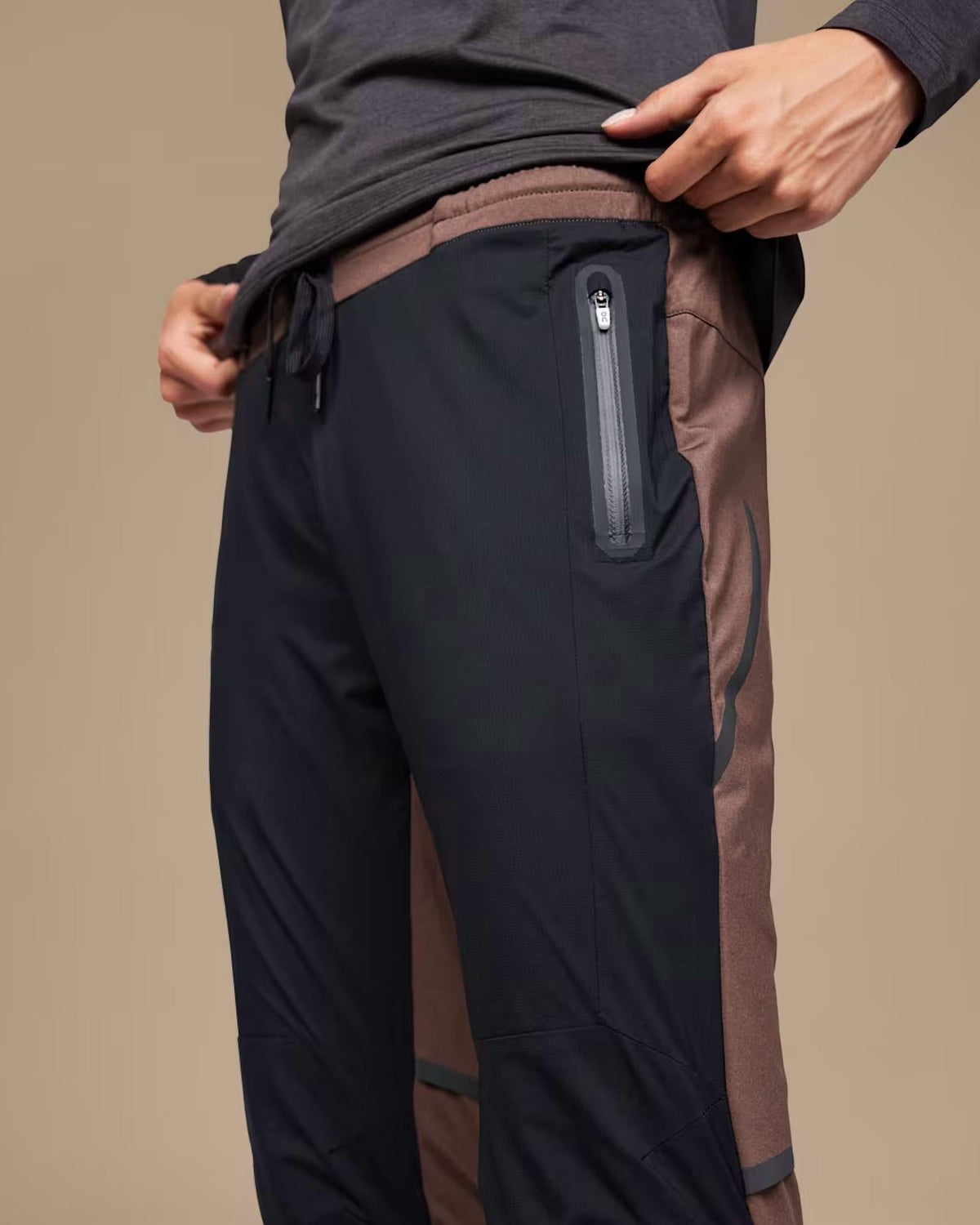 Women’S Running Pants In Grape/black