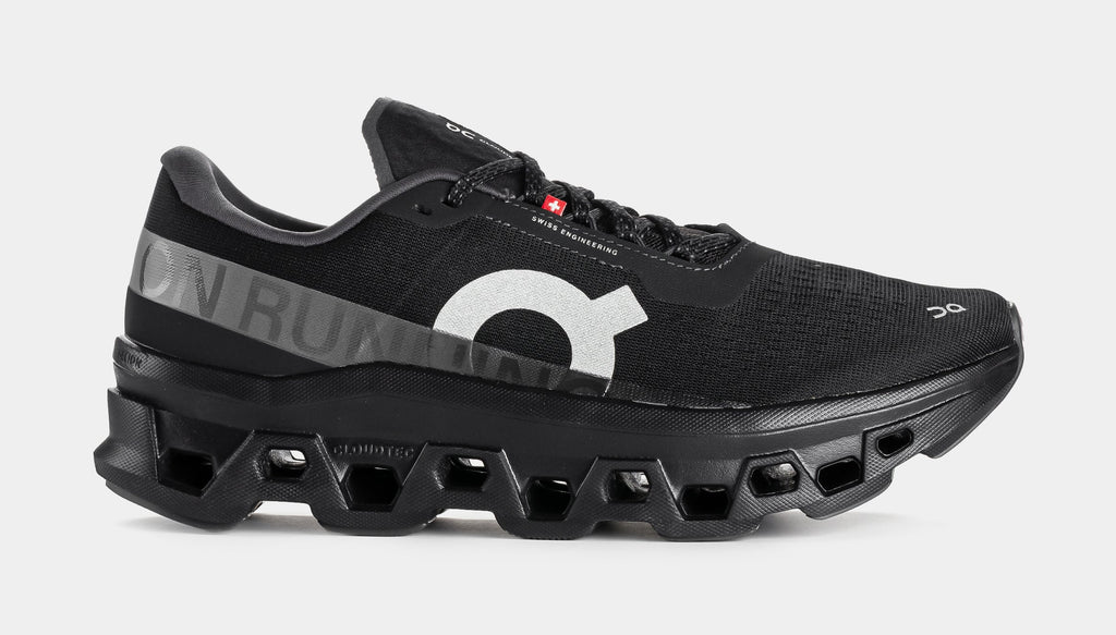 Cloudmonster 1 Mens Running Shoes (Black/Grey)