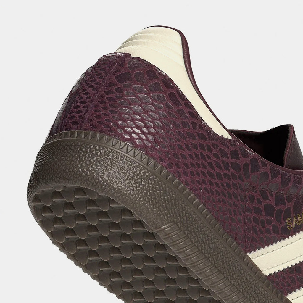Samba OG Snakeskin Womens Lifestyle Shoes (Maroon/Cream/White)
