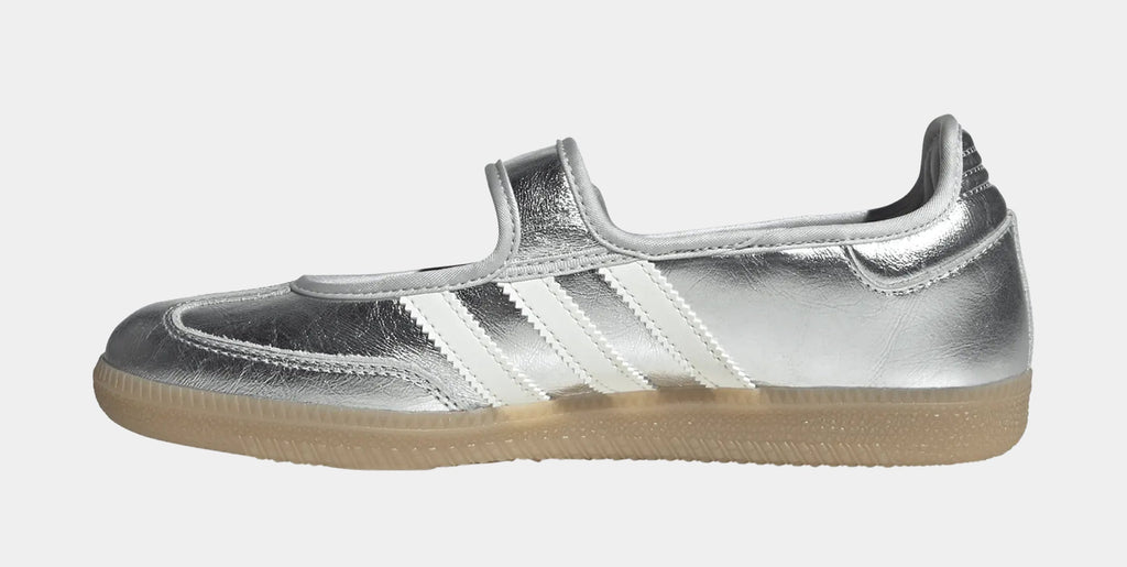 Samba Jane Womens Lifestyle Shoes (Silver Metallic/Off White/Gum)