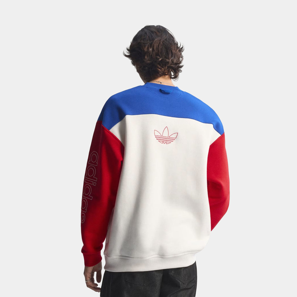 USA 94 Graphic Crew Mens Sweatshirt (Royal Blue/Cloud White)