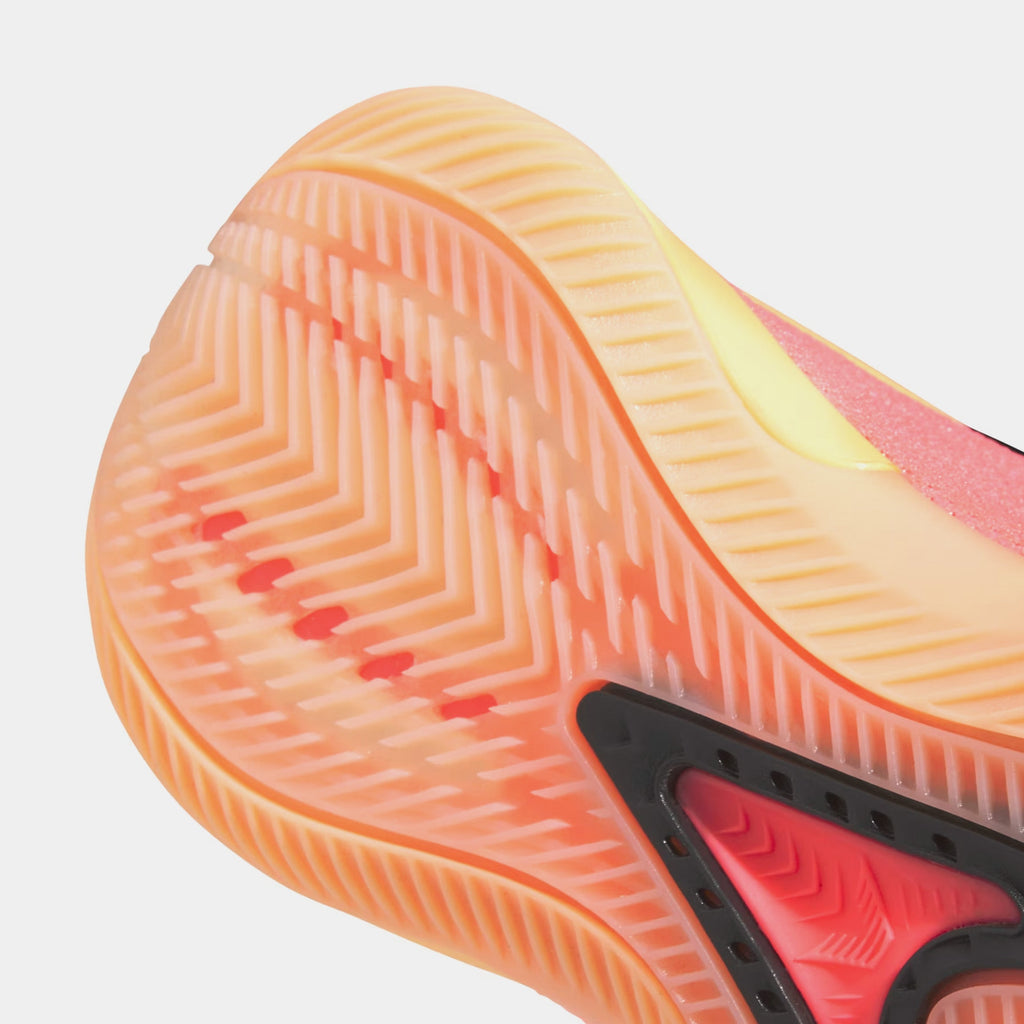 Anthony Edwards 2 Grade School Lifestyle Shoes (Acid Orange/Core Black/Acid Red)